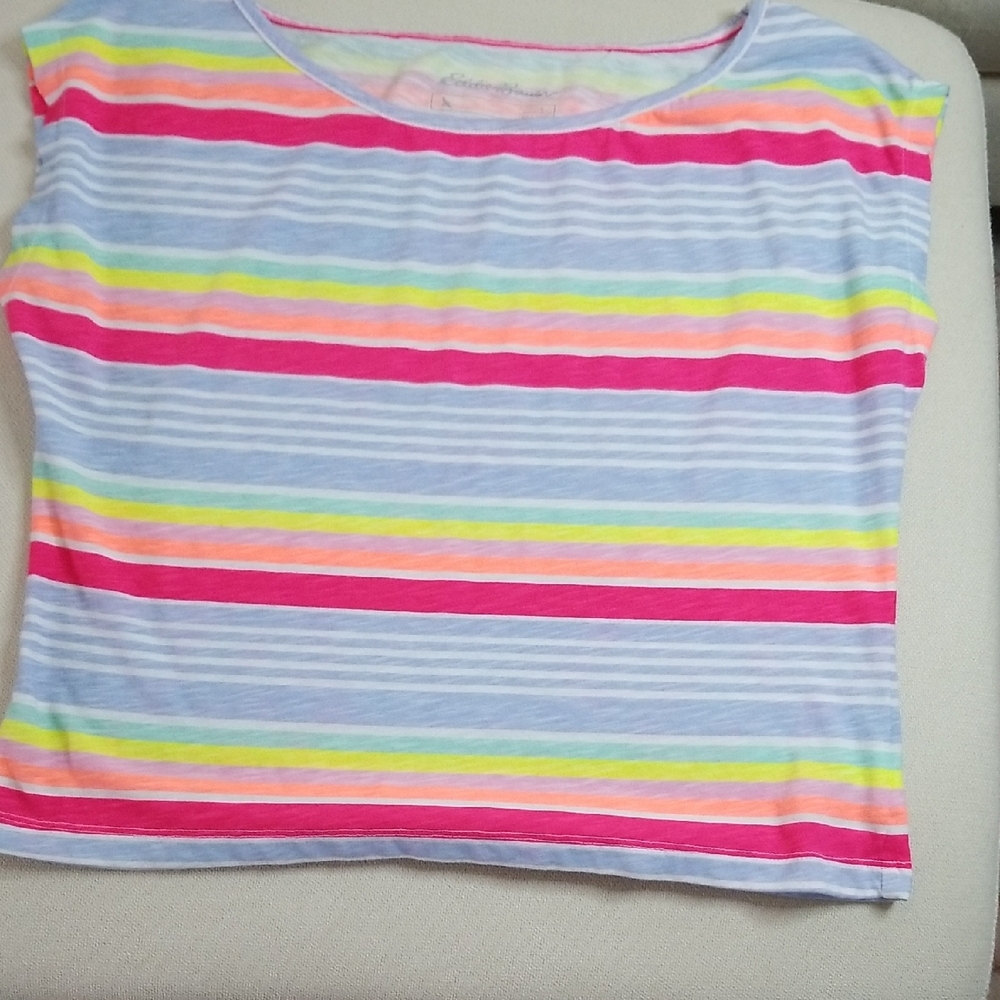 Eddie Bauer Colorful Striped T-Shirt